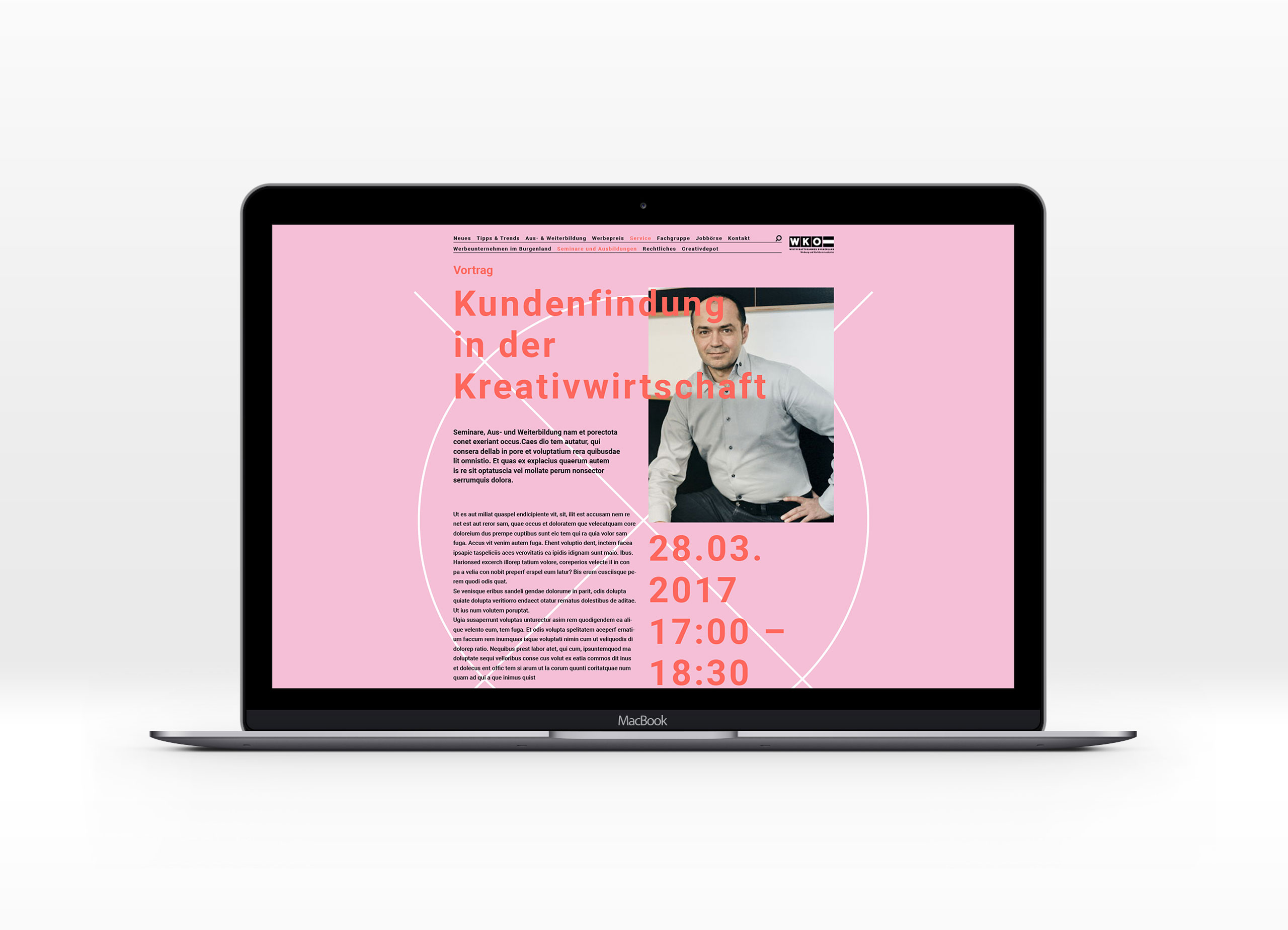 Redesign Fachgruppe - Unterseite