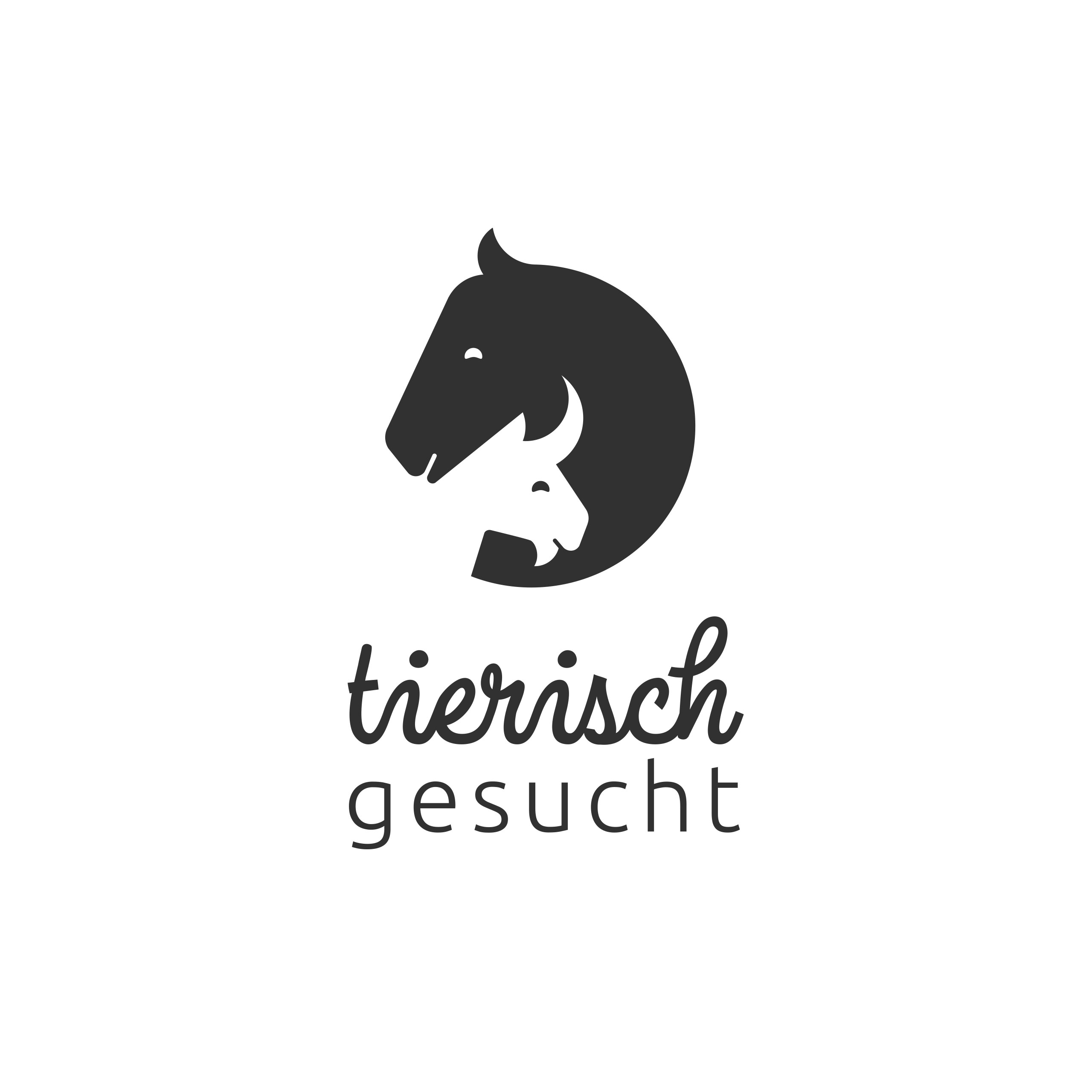 Logo- und Namenkreation für das Nutztierportal "tierisch gesucht"